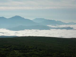 Fototapeta premium Stream and mountains