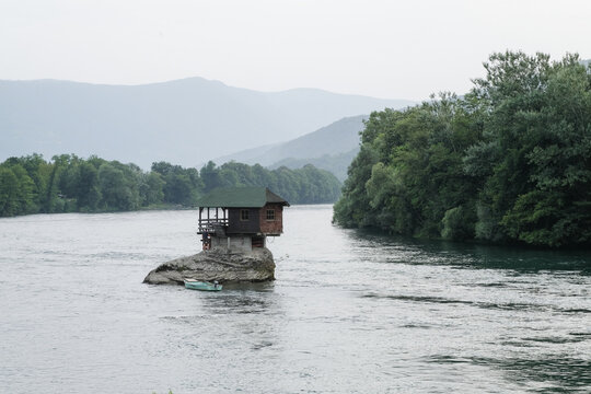 Drina river house