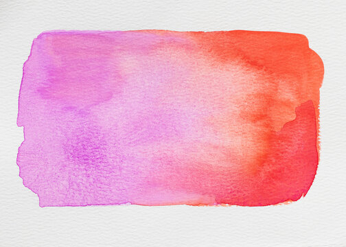 Mixed colors watercolor splash