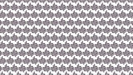monochrome geometric line tile seamless pattern background vector design