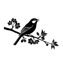 Bird on a Branch Silhouette 2. © Diki