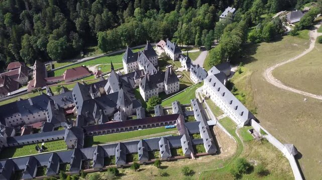 Monast&egrave;re de la Grande Chartreuse - Drone 4k