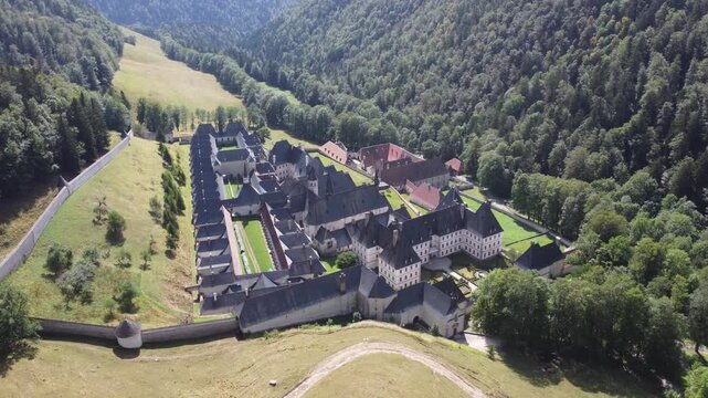 Monast&egrave;re de la Grande Chartreuse - Drone 4k