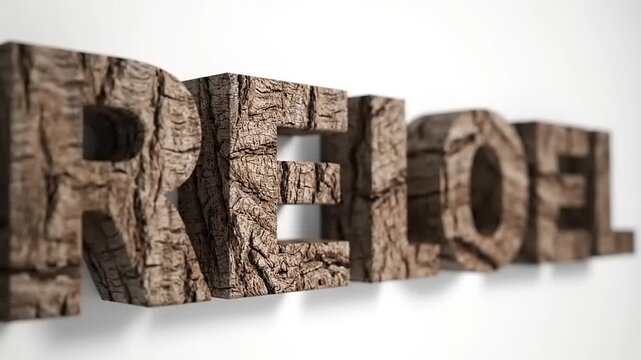Wooden Letters Forming the Word Pride.