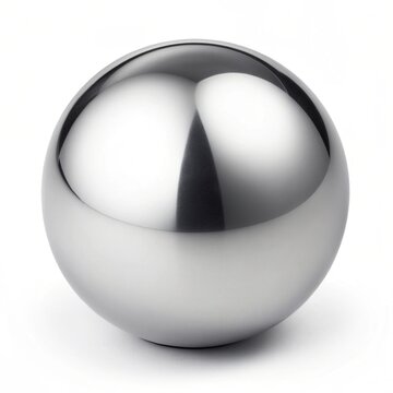 3d silver ball,silver ball isolated on white