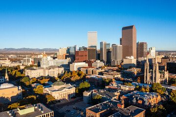Denver, CO Aerial Skyline © Sam