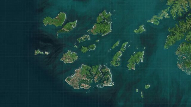 Bijagos Islands  Map Animation Zoom In