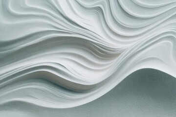 Obraz premium Abstract Swirling Sand Dune Like Texture in Shades of White Beige and Blue with Rough Granular Surface in a Wavy Pattern with Subtle Lighting