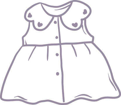 Chiby Baby Dress, Cute Baby Girl Shower Decoration