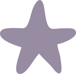 Obraz premium Soft Star, Whimsical Night Nursery Element