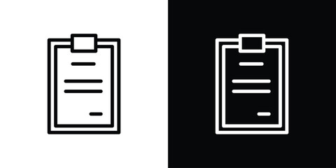 Clipboart Icon Sheet Black And White
