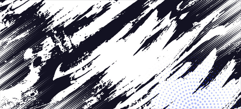 Tire tracks background for rally, drift, motocross, off-road and other auto and motorsport. Black tire marks on a white background with a worn effect and splashes of dirt. Vector isolated texture