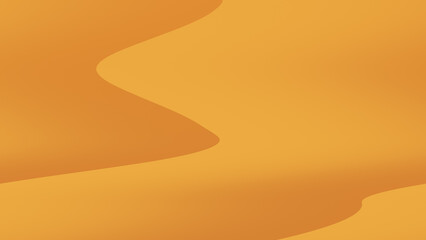 Warm Golden Orange Bold Smooth Wave Abstract Background for Ramadan Promotions, Luxury Branding, Corporate Presentations, and Modern Marketing Designs