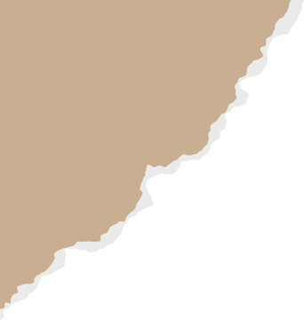 Old torn paper with triangle corner effect