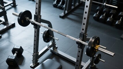 Fototapeta premium Muscle strength trainer for home use is a compact, versatile fitness device designed for effective full‑body strength training without a gym. It helps users build muscle, boost endurance, tone core, a