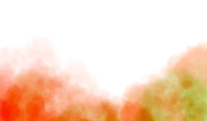 Naklejka premium Colorful clouds fluffy flow with smoke and fogg steam vapours on transparent background. abstract smoke and clouds explosion png.