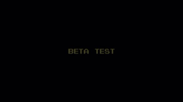 8 Bit Pixel Text Animation: Retro Beta Test Title Screen Opener Motion Graphic 4k video animation seamless loop
