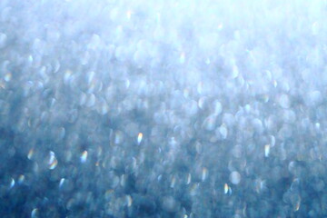 朝日にきらめくガラスの霜のぼかし