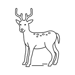Fototapeta premium Deer Icon