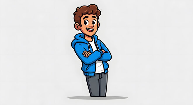 Digital avatar character representing a personalized person