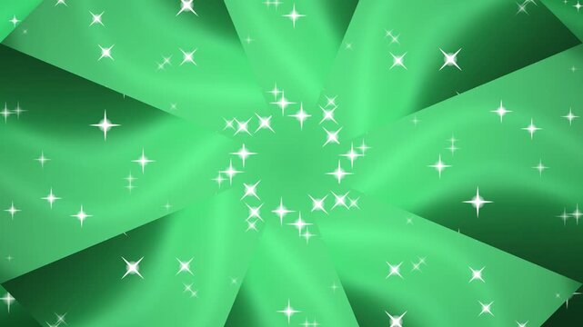 Abstract green Christmas tree background with winter snowflakes and stars on a holiday wallpaper design featuring artistic celebration lights and snow