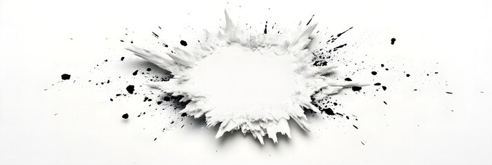 black ink splat background