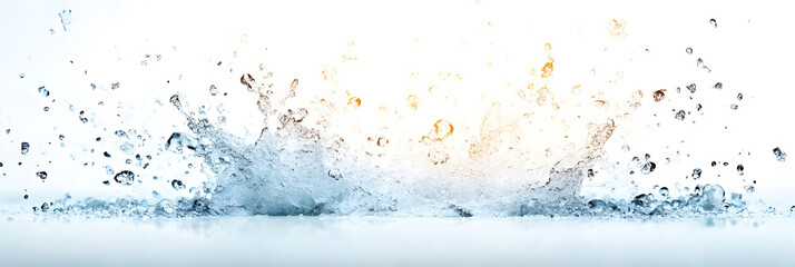 water splash in water, png file, transparent background