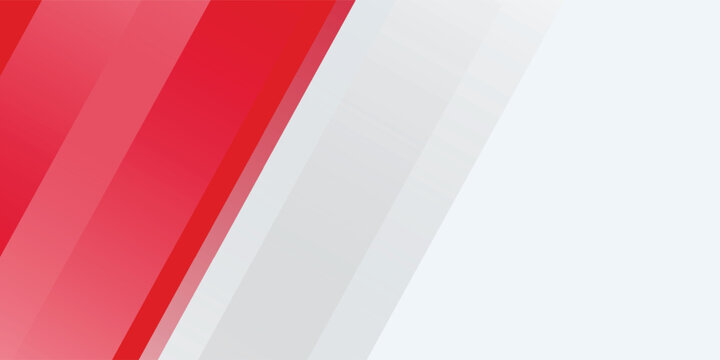 Abstract red and white minimalist background with layered diagonal stripes.