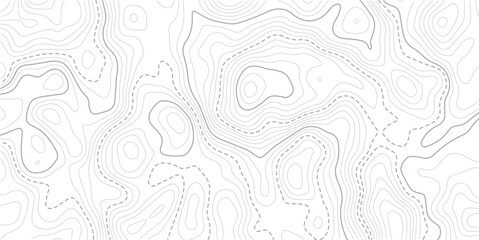 Paper counter map. vector hiking landscape geometric grid topo map texture background. Topography wave line grid map. white wave line geography landscape Topo contour map on white background.  © AFROZAOPORNA