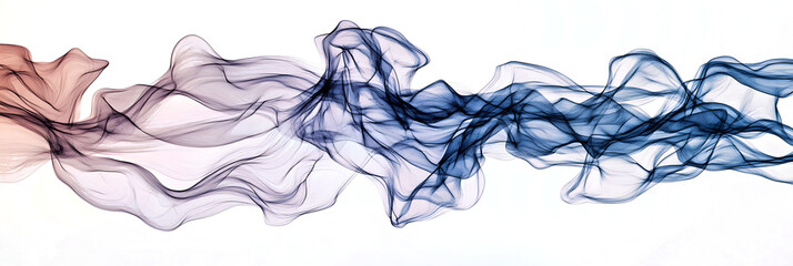 smoke on white background