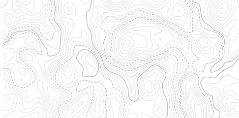 Paper counter map. vector hiking landscape geometric grid topo map texture background. Topography wave line grid map. white wave line geography landscape Topo contour map on white background.  © AFROZAOPORNA