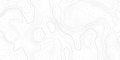 Paper counter map. vector hiking landscape geometric grid topo map texture background. Topography wave line grid map. white wave line geography landscape Topo contour map on white background.  © AFROZAOPORNA
