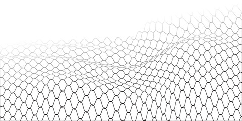 Mesh texture for fishing nets. Grunge pattern for sportswear or soccer goal, volleyball net, basketball hoop, hockey, athletics. Grunge background © Arya