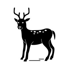 Deer Icon Glyph