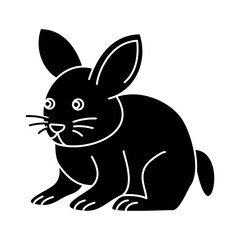 Rabbit Icon Glyph