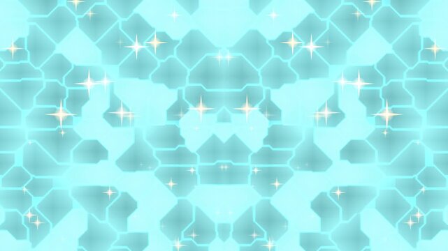 Seamless abstract blue water background with bubbles and geometric hexagon pattern vector illustration featuring light 3d cube texture for a modern business wallpaper design backdrop