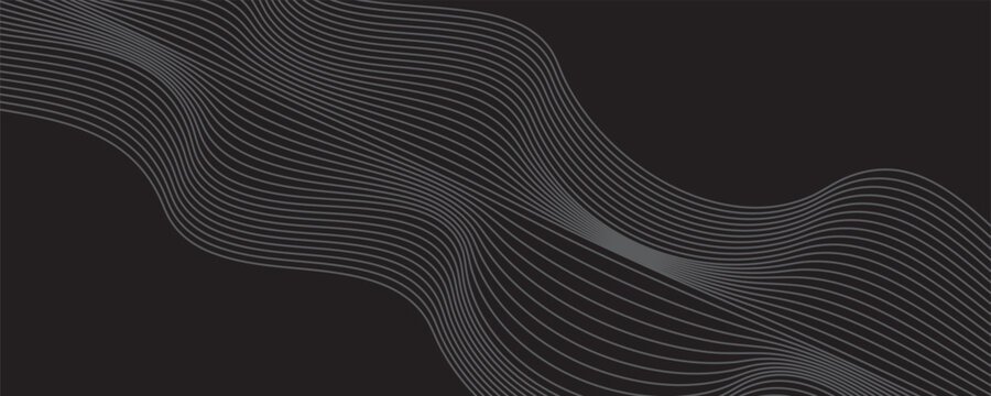 Horizontal line pattern. From thin line to thick. Parallel stripe. Black streak on white background. Straight gradation stripes. Abstract geometric patern.