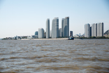 Dandong Yalu River Waterfront Development, Liaoning Province © Nguyen