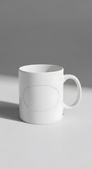 Fototapeta premium White reusable water bottle, modern lifestyle scene, neutral tones