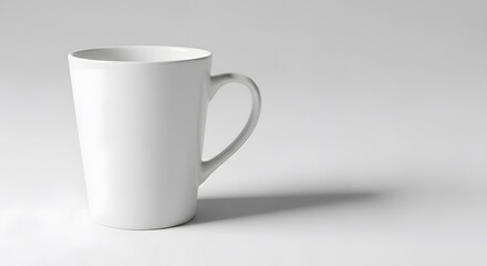 Fototapeta premium White reusable water bottle, modern lifestyle scene, neutral tones