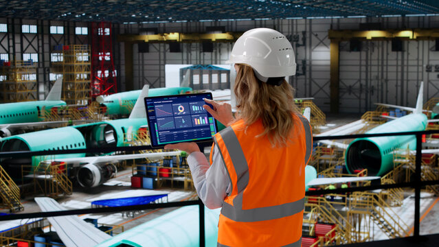 Aerospace Engineer Using SCADA Software