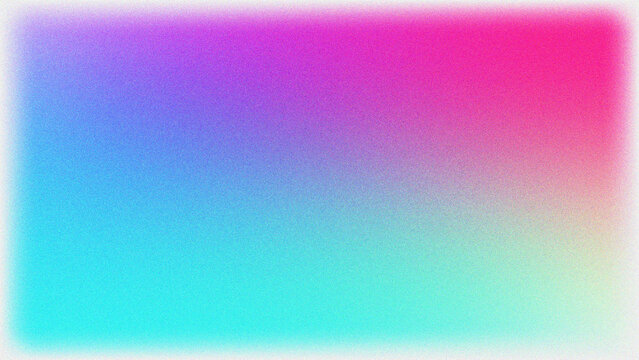 Colorful gradient with retro vibe for noise effect. Grainy gradient abstract background for web banner poster design, grain texture effect, copy space, Backdrop.
