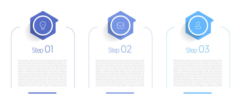 3-step flow infographics are simple, visual designs that depict sequential processes using arrows, icons, and minimal text for clarity in presentations or reports.