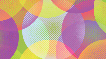 網点　カラフル　抽象的　模様　背景