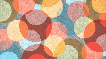 円　カラフル　抽象的　模様　背景