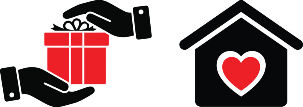 Gift giving and home with heart