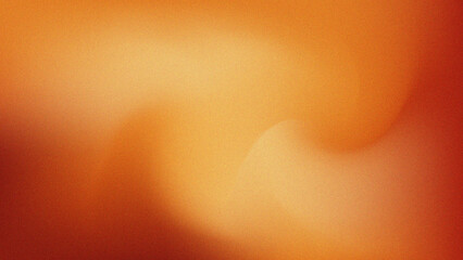 Vibrant orange abstract blurred background with swirling patterns and warm tones viewed from a close-up perspective