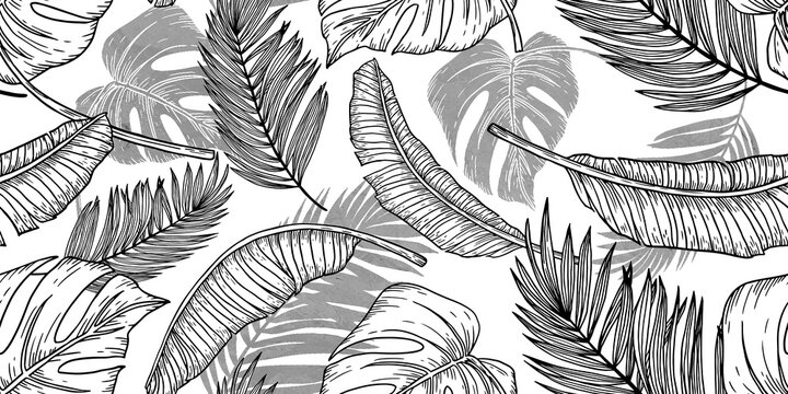 black and white pattern and wall decor punch