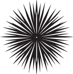 Obraz premium Sea Urchin Icon Vector