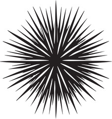 Obraz premium Sea Urchin Icon Vector